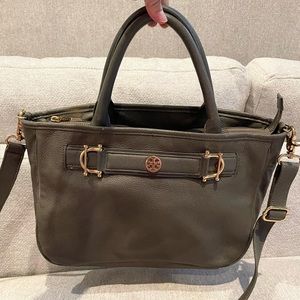 Gray Tory Burch Purse